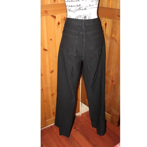 NYDJ Black Tuxedo Sequined Stripe Plus Size Dressy Flaired  Jeans Size 14 - Picture 4 of 10